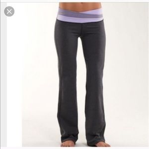 Lululemon purple and gray Astro pants